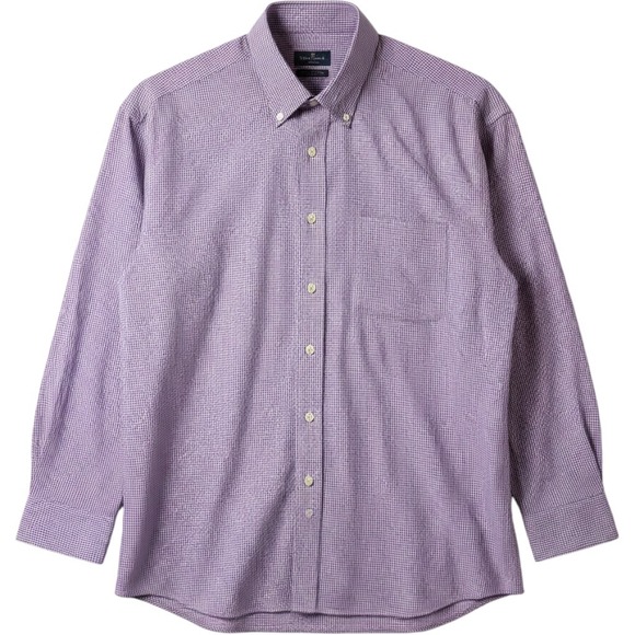 Club Room Other - Club Room Men's Button Down Purple Pinstriped Dress Shirt 16 1/2 32-33 Regular